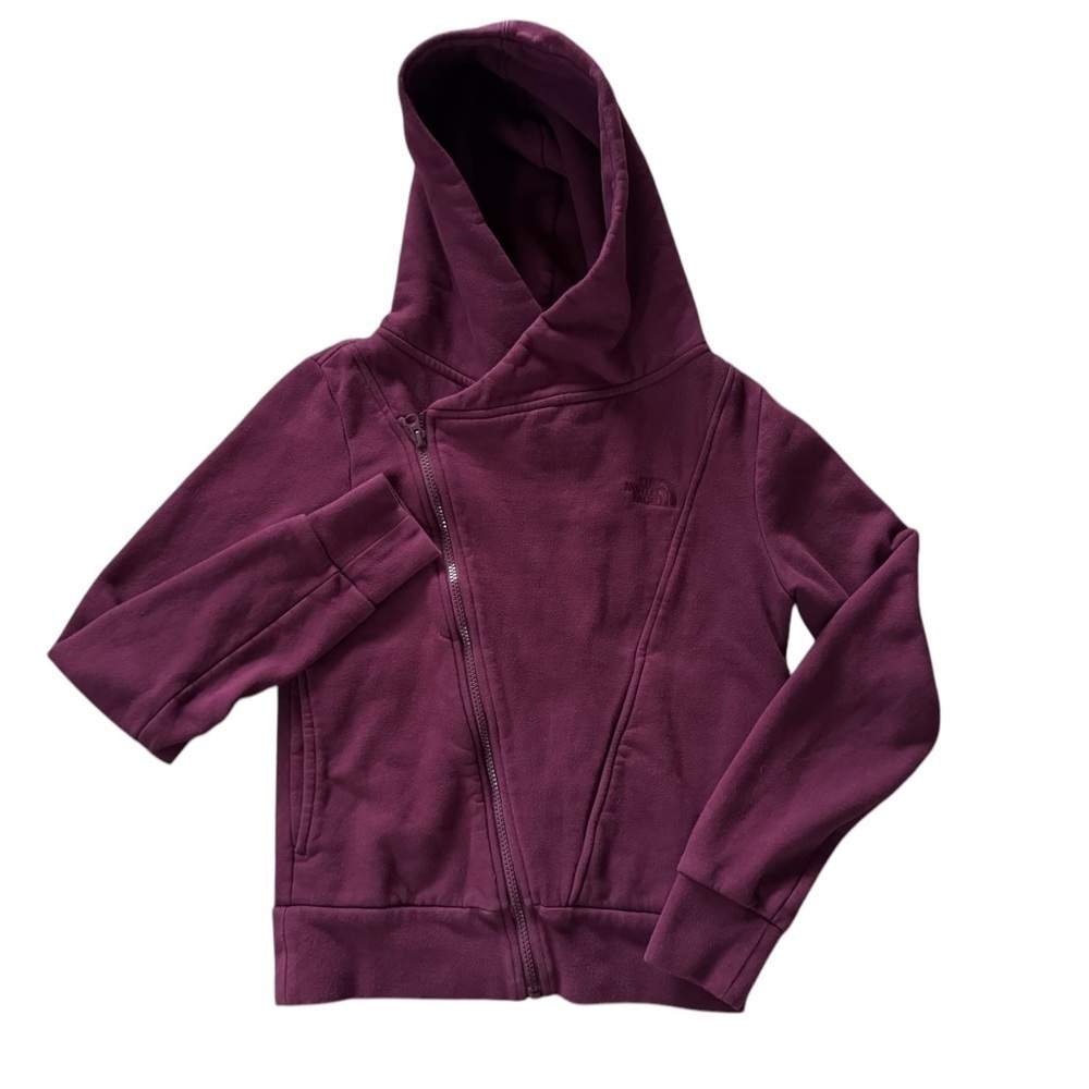 The North Face Size XS Womens Cotton Blend Asymmetric Zip Athletic Jacket